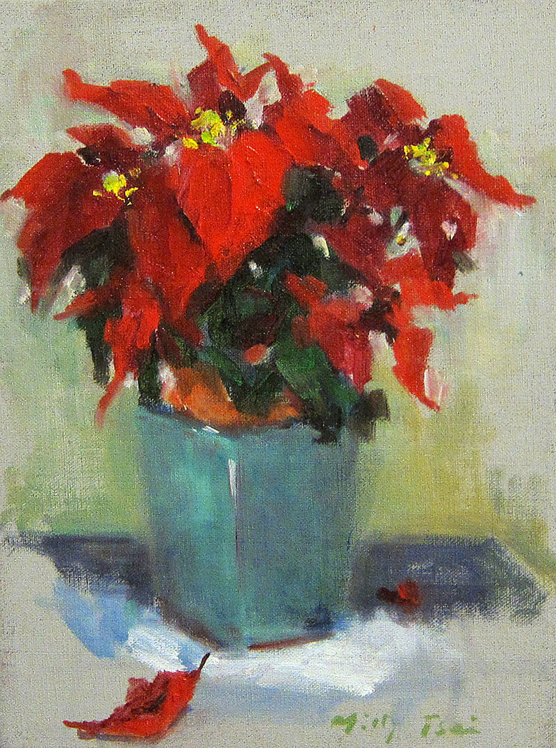 Poinsettias by Milly Tsai
