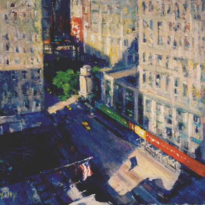 Still Morning, of the Oil Painters of America (2003) fine art painting by Milly Tsai