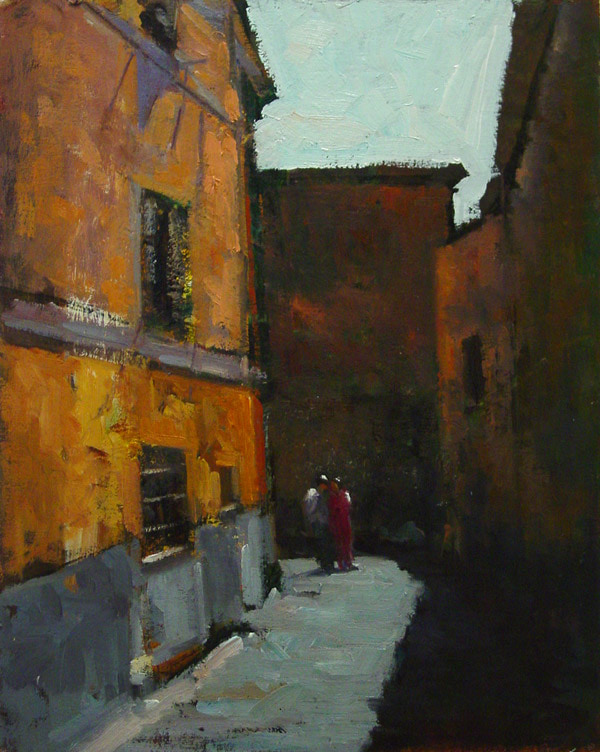 A Conversation in Trastevere deep zoom