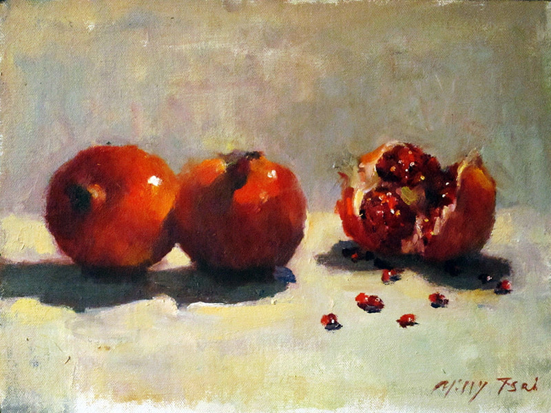 Three Pomegranates deep zoom